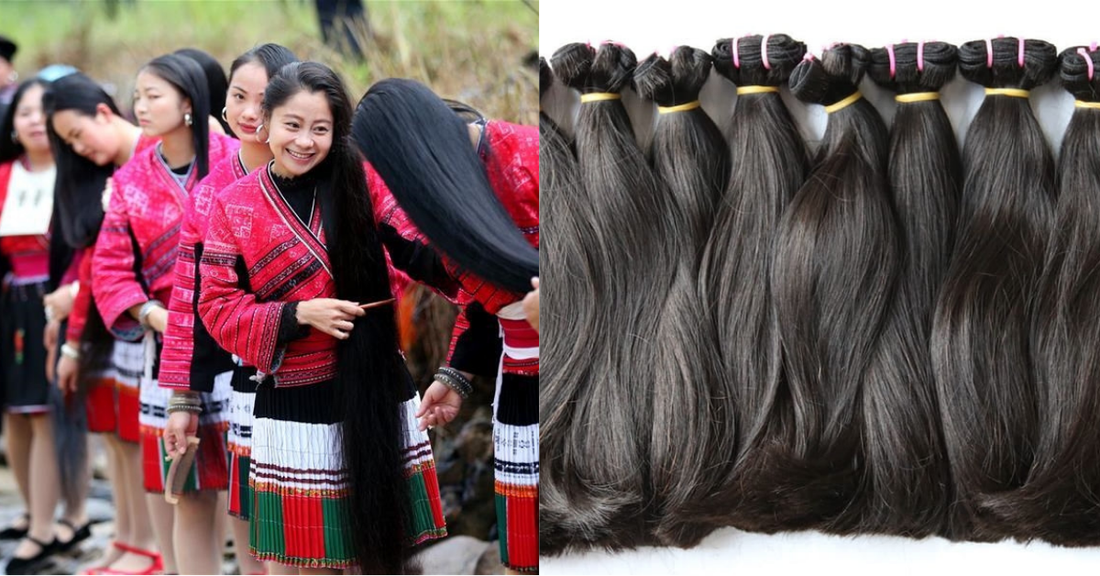 Raw Vietnamese Hair Source from Vietnam Ethnic Woman