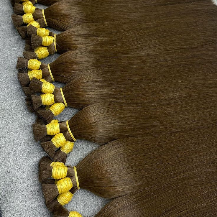 Raw Vietnamese bulk straight hair good quality
