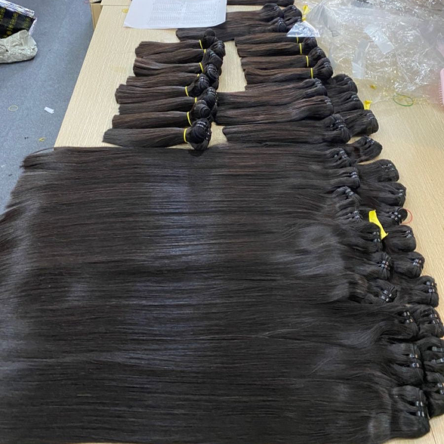 Natural Black Vietnamese Bone straight Hair Big order
