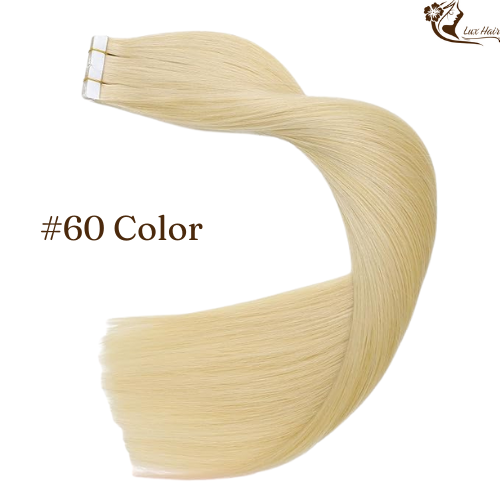 Blonde hair extension with #60 color raw vietnamese hair