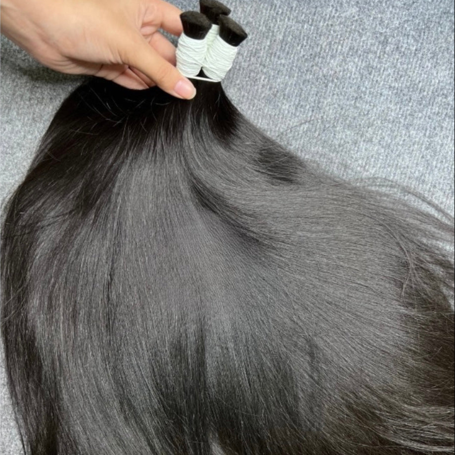 raw Vietnamese straight bulk hair
