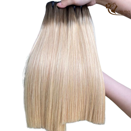 Blonde Color Bone straight Vietnamese hair