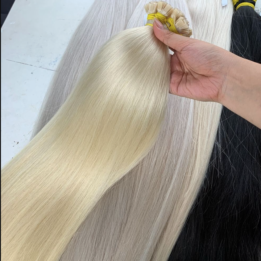 Raw Vietnamese human hair 60A blonde tape in hair extension