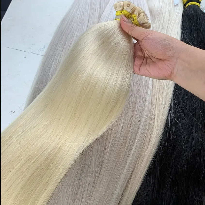 Raw Vietnamese human hair 60A blonde tape in hair extension
