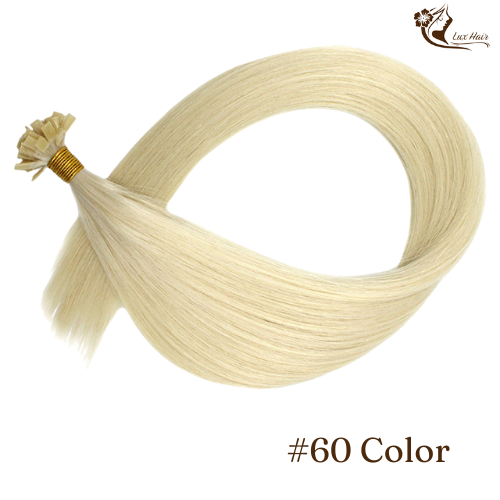 Raw Vietnamese Hair #60 Blonde Color Flat Tip Hair Extensions