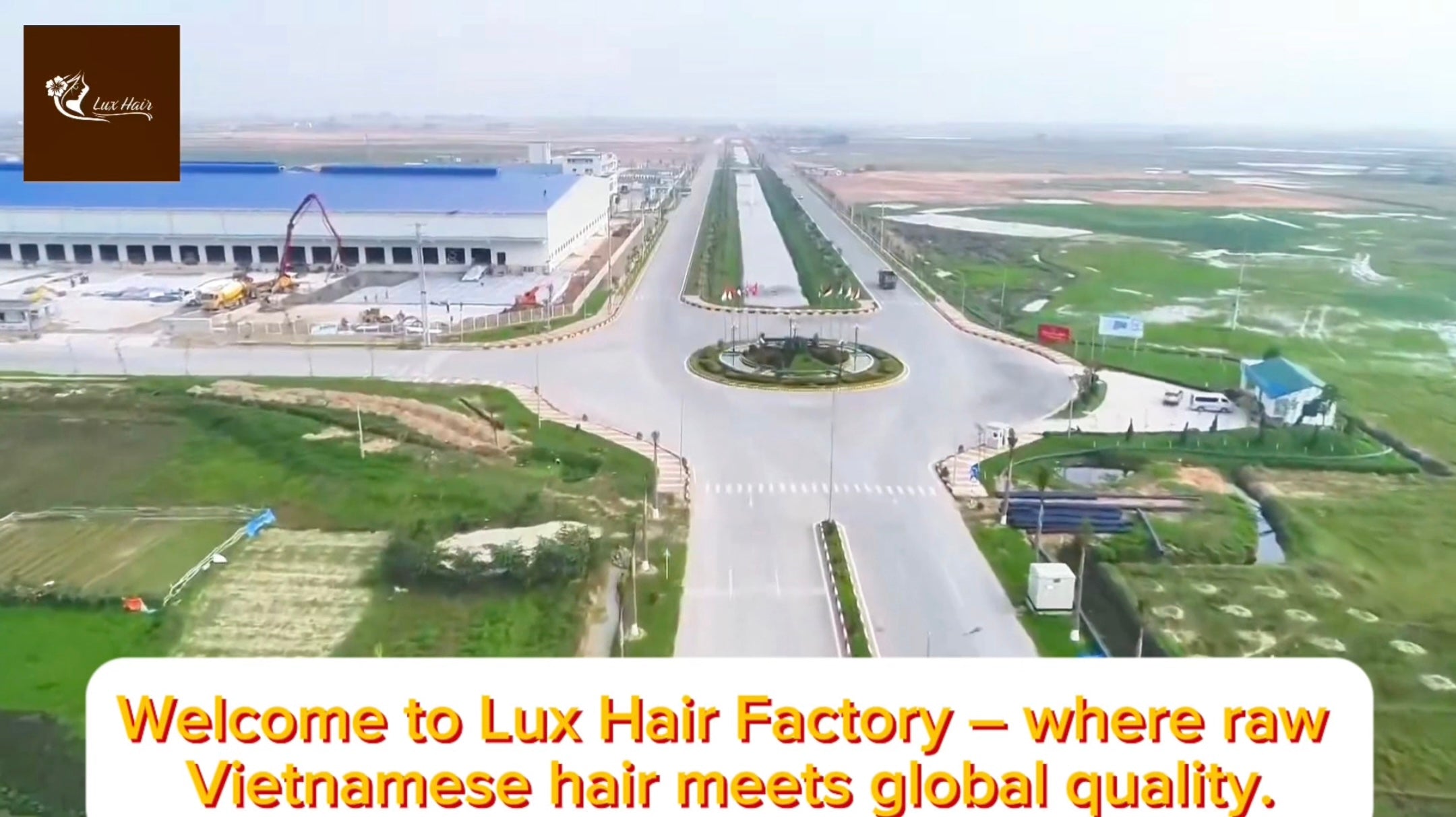 Load video: Inside Lux Hair Factory: Raw Vietnamese hair processed into bundles, closures, and wigs for export.